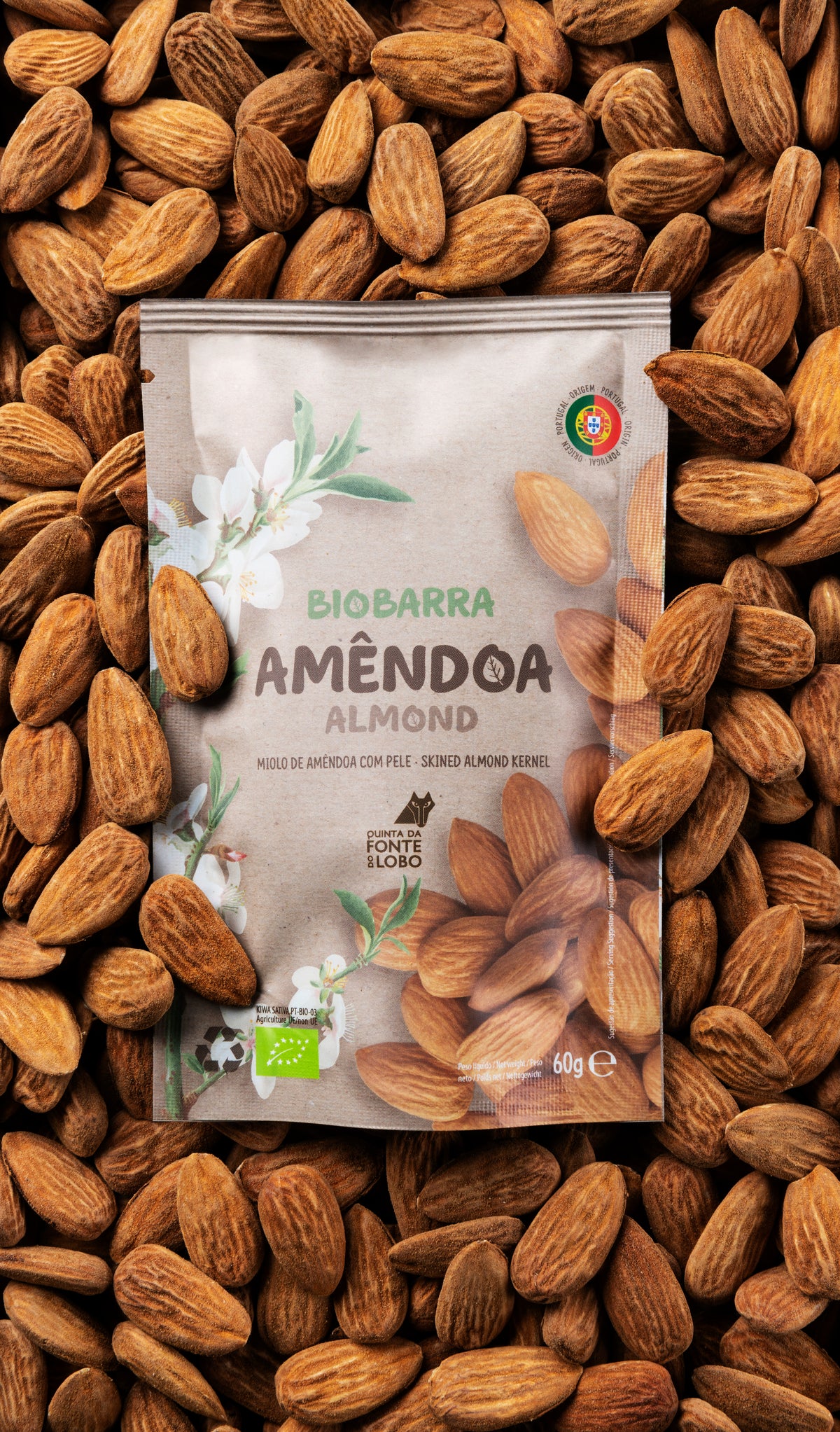 Miolo de Amêndoa com Pele